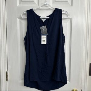 Crown & Ivy Blue Sleeveless Tank Top